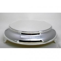 silver cake stand